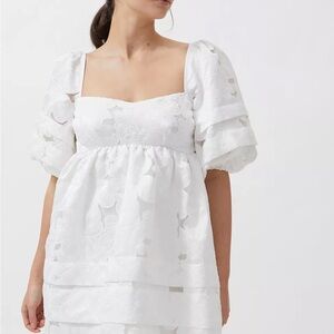 For Love And Lemons White Mini Dress